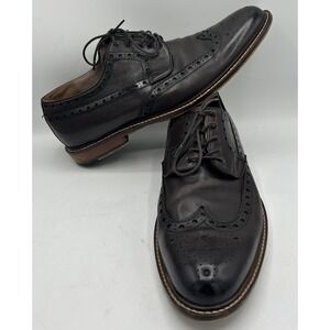 Aston Grey Abbey 500402 Brown Leather Wingtip Dress Shoes Men's Size‎ 10.5